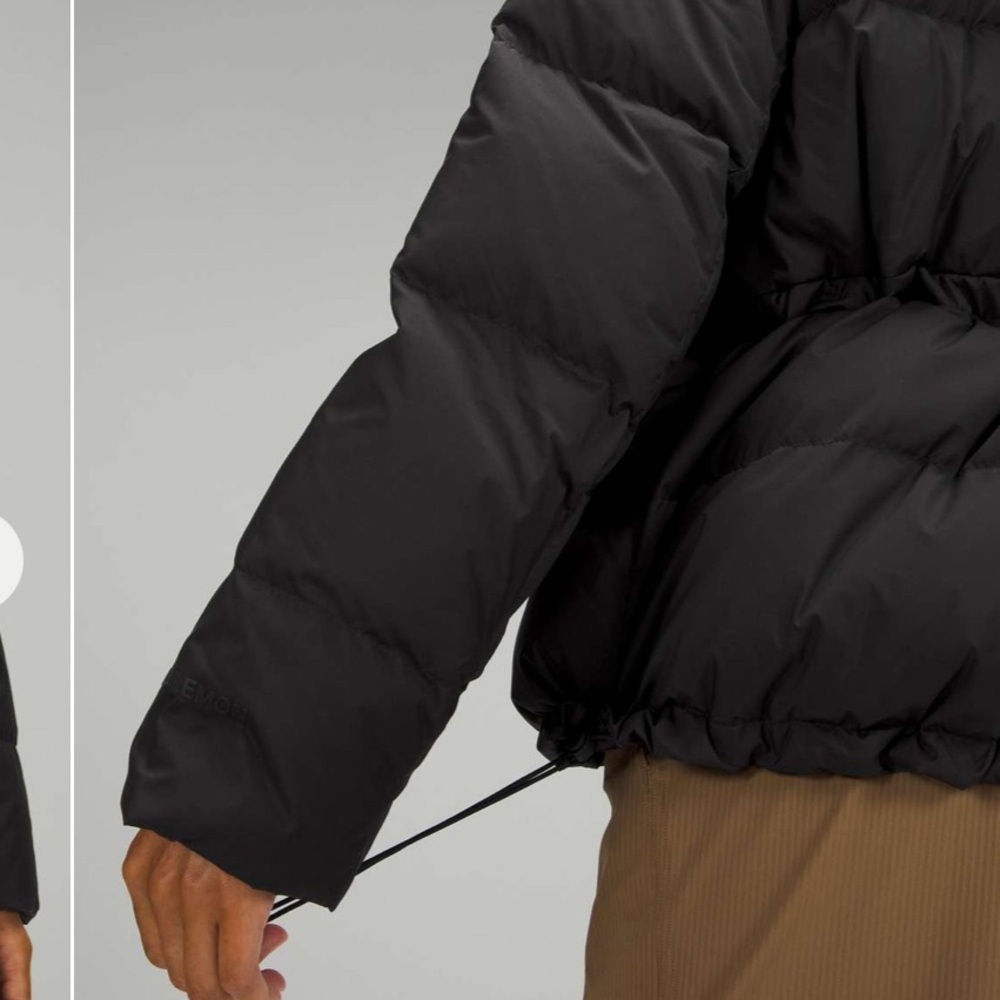 Lululemon Wunder Puff 600 Down Fill Jacket Black Size 2 NWOT. LW4CACS - Picture 6 of 16